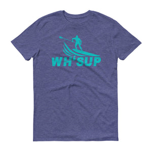 Watchill'n 'WH-SUP Paddle Boarding' - Short-Sleeve Unisex T-Shirt (Turquoise) - Watchill'n