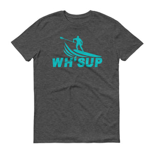 Watchill'n 'WH-SUP Paddle Boarding' - Short-Sleeve Unisex T-Shirt (Turquoise) - Watchill'n