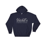 Watchill'n 'Coordinates' Logo - Hoodie (Grey) - Watchill'n