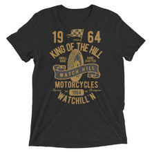Load image into Gallery viewer, Watchill’n ‘King of the Hill’ Unisex Short sleeve t-shirt (Gold/Black) - Watchill&#39;n