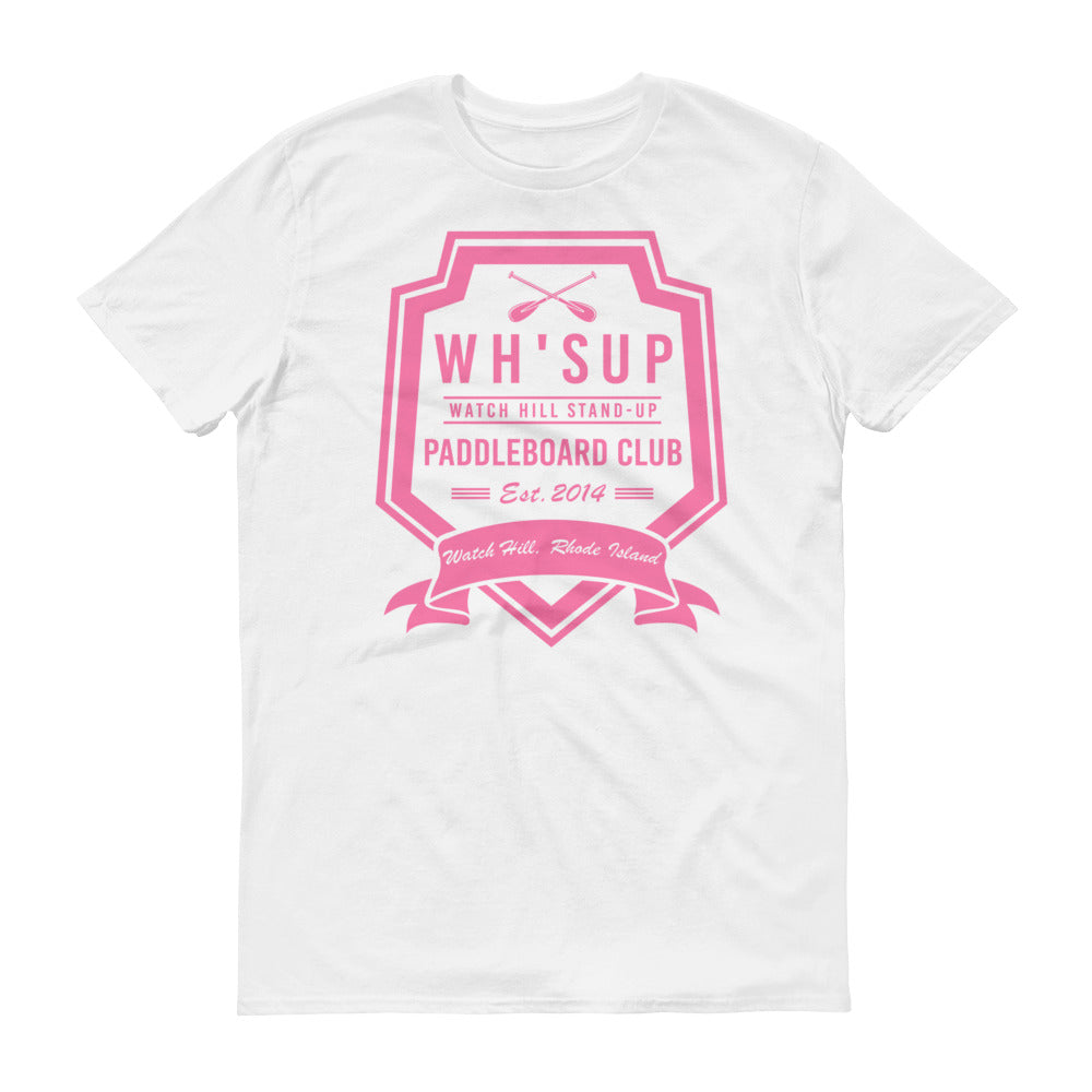 Watchill'n 'Paddle Board Club #2' - Short-Sleeve Unisex T-Shirt (Pink) - Watchill'n