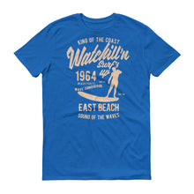 Load image into Gallery viewer, Watchill&#39;n &#39;Surf&#39;s Up&#39; - Short-Sleeve Unisex T-Shirt (Khaki) - Watchill&#39;n