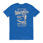 Watchill'n 'Surf's Up' - Short-Sleeve Unisex T-Shirt (Khaki) - Watchill'n