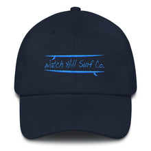 Load image into Gallery viewer, Watch Hill Surf Co. &#39;Parallel Boards&#39; Hat (Cyan) - Watch Hill RI t-shirts with vintage surfing and motorcycle designs.