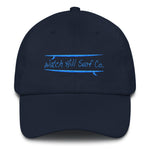 Watch Hill Surf Co. 'Parallel Boards' Hat (Cyan) - Watch Hill RI t-shirts with vintage surfing and motorcycle designs.
