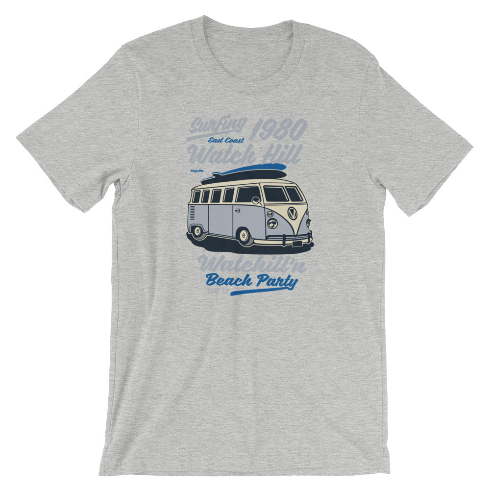 Watchill'n 'Beach Party' - Short-Sleeve Unisex T-Shirt (Lavender) - Watchill'n