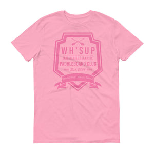 Watchill'n 'Paddle Board Club #2' - Short-Sleeve Unisex T-Shirt (Pink) - Watchill'n