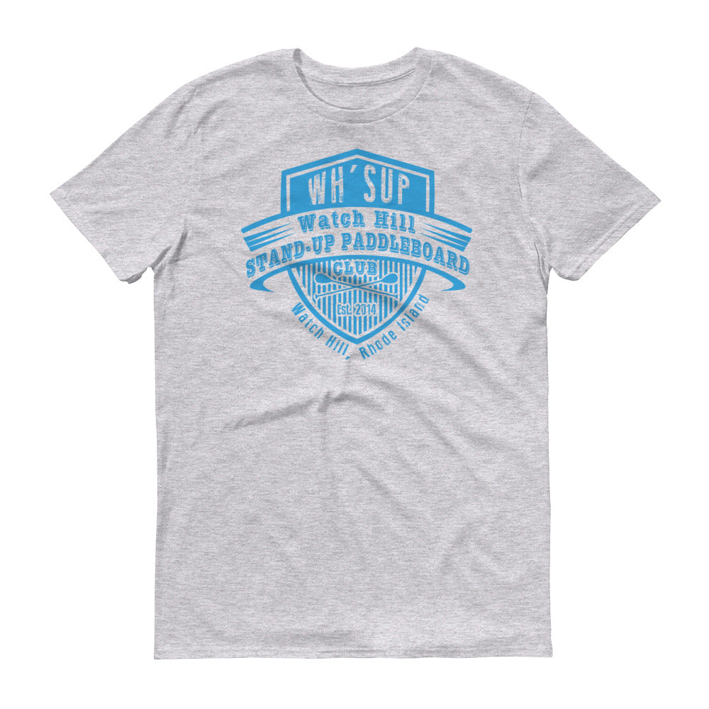 Watchill'n 'Paddle Board Club' - Short-Sleeve Unisex T-Shirt (Blue) - Watchill'n