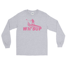 Load image into Gallery viewer, Watchill&#39;n &#39;WH-SUP Paddle Boarding&#39; - Long-Sleeve T-Shirt (Pink) - Watchill&#39;n
