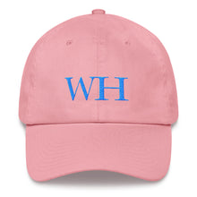 Load image into Gallery viewer, Watch Hill &#39;WH&#39; Logo Hat (Cyan) - Watch Hill RI t-shirts with vintage surfing and motorcycle designs.