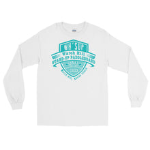 Load image into Gallery viewer, Watchill&#39;n &#39;Paddle Board Club&#39; - Long-Sleeve T-Shirt (Turquoise) - Watchill&#39;n