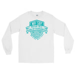 Watchill'n 'Paddle Board Club' - Long-Sleeve T-Shirt (Turquoise) - Watchill'n