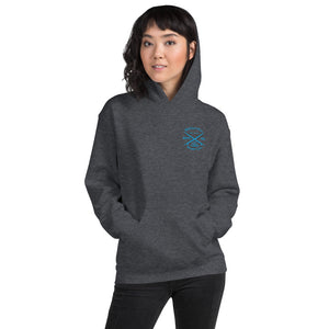 Watch Hill 'Surf Co.’ Unisex Hoodie (Blue) - Watch Hill RI t-shirts with vintage surfing and motorcycle designs.