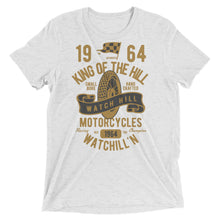 Load image into Gallery viewer, Watchill’n ‘King of the Hill’ Unisex Short sleeve t-shirt (Gold/Black) - Watchill&#39;n