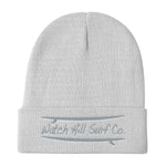 Watch Hill Surf Co. 'Parallel Boards' Embroidered Beanie - Watch Hill RI t-shirts with vintage surfing and motorcycle designs.