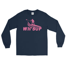 Load image into Gallery viewer, Watchill&#39;n &#39;WH-SUP Paddle Boarding&#39; - Long-Sleeve T-Shirt (Pink) - Watchill&#39;n