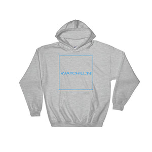 Watchill'n 'Box Logo' - Hoodie (Blue) - Watchill'n