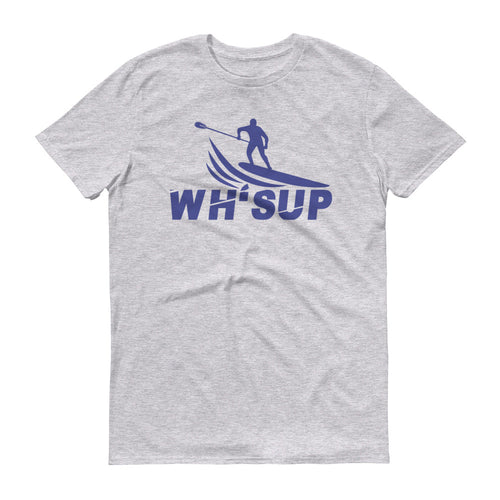 Watchill'n 'WH-SUP Paddle Boarding' - Short-Sleeve Unisex T-Shirt (Navy) - Watchill'n
