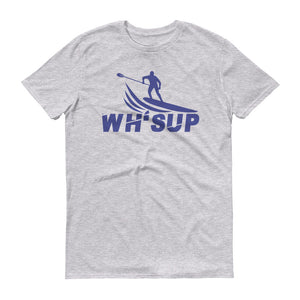 Watchill'n 'WH-SUP Paddle Boarding' - Short-Sleeve Unisex T-Shirt (Navy) - Watchill'n