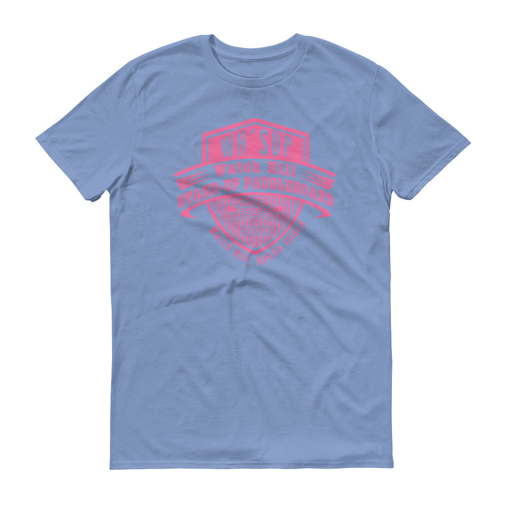 Watchill'n 'Paddle Board Club' - Short-Sleeve Unisex T-Shirt (Pink) - Watchill'n