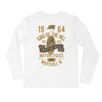 Watchill’n ‘King of the Hill’ Premium Long Sleeve Fitted Crew (Gold) - Watchill'n