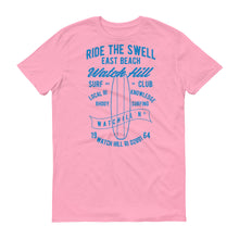 Load image into Gallery viewer, Watchill&#39;n &#39;Ride the Swell&#39; - Short-Sleeve Unisex T-Shirt (Blue) - Watchill&#39;n