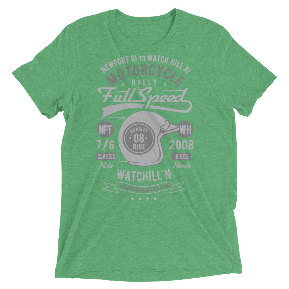 Watchill’n ‘Full Speed’ Unisex Short sleeve t-shirt (Grey) - Watchill'n