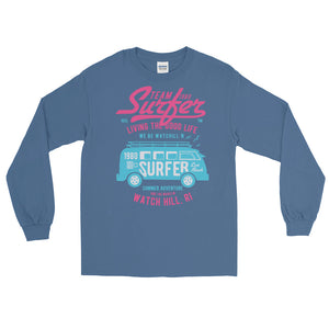 Watchill'n 'Team Surfer' - Long-Sleeve T-Shirt (Pink) - Watchill'n
