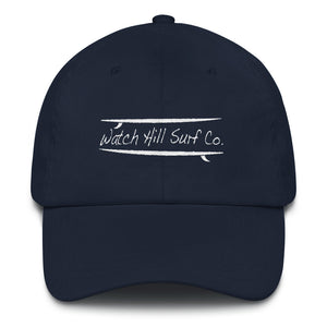 Watch Hill Surf Co. 'Parallel Boards' Hat (White) - Watch Hill RI t-shirts with vintage surfing and motorcycle designs.