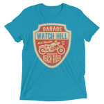 Watchill’n ‘Beach Rider’ Unisex Short sleeve t-shirt (Rust/Creme) - Watchill'n