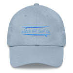 Watch Hill Surf Co. 'Parallel Boards' Hat (Cyan) - Watch Hill RI t-shirts with vintage surfing and motorcycle designs.