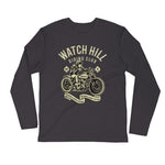 Watchill’n ‘Racing Club’ Premium Long Sleeve Fitted Crew (Tan) - Watchill'n