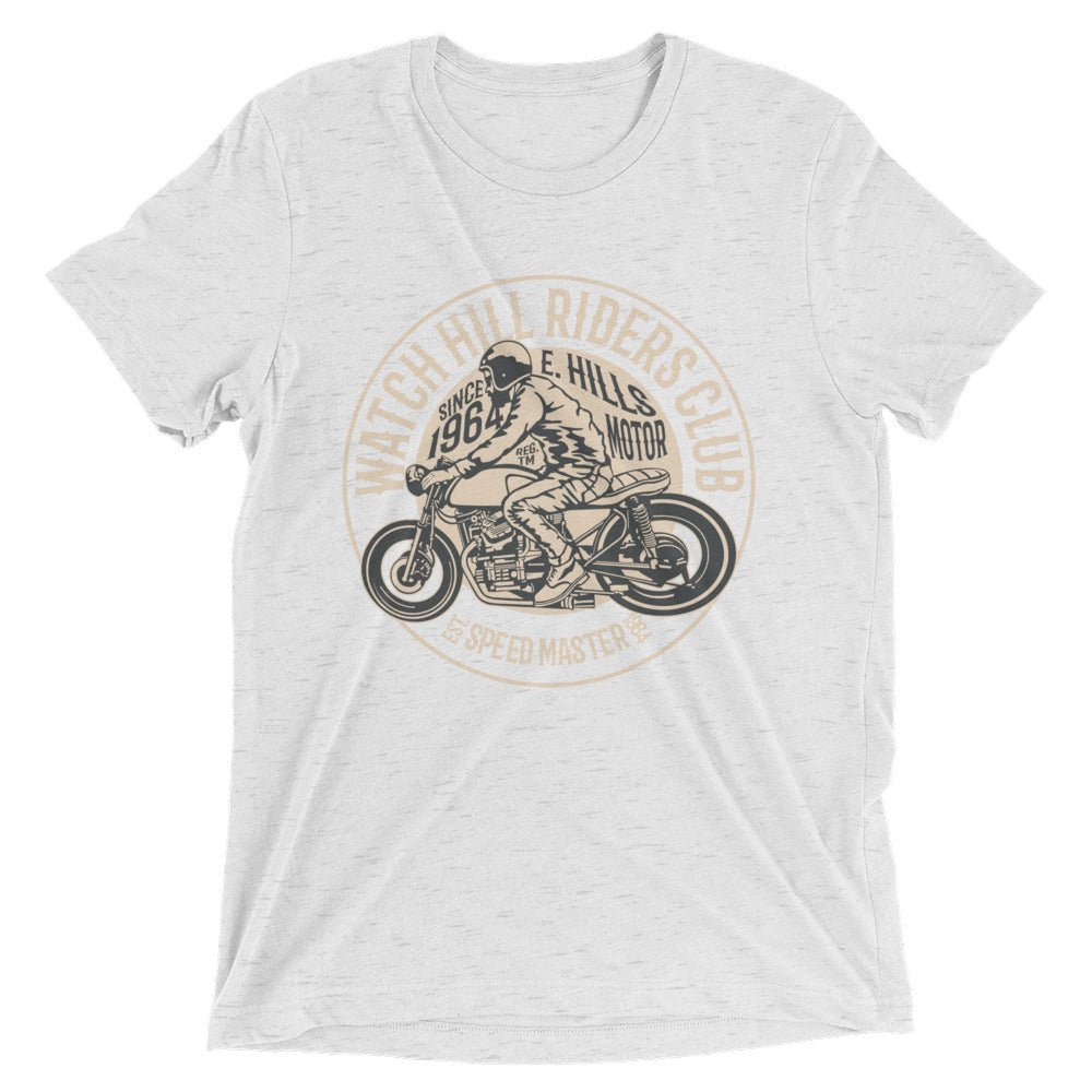 Watchill’n ‘Riders Club’ Unisex Short sleeve t-shirt (Tan) - Watchill'n