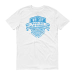 Watchill'n 'Paddle Board Club' - Short-Sleeve Unisex T-Shirt (Blue) - Watchill'n