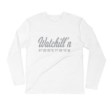 Load image into Gallery viewer, Watchill&#39;n &#39;Coordinate&#39; Logo Premium Long Sleeve Fitted Crew (Grey) - Watchill&#39;n