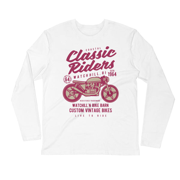 Watchill'n 'Coastal Classic' Premium Long Sleeve Fitted Crew