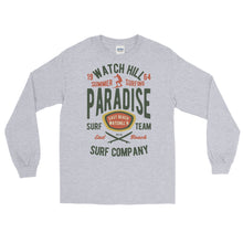 Load image into Gallery viewer, Watchill&#39;n &#39;Summer Surfing&#39; - Long-Sleeve T-Shirt (Green/Terracotta) - Watchill&#39;n