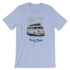 Watchill'n 'Beach Party' - Short-Sleeve Unisex T-Shirt (Lavender) - Watchill'n