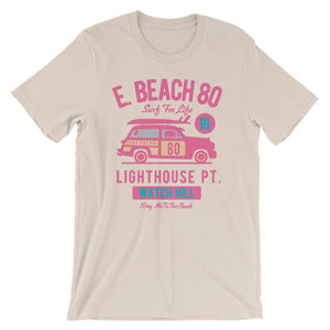 Watchill'n 'Beach Buggy' - Short-Sleeve Unisex T-Shirt (Pink/Turquoise) - Watchill'n