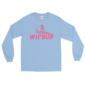Watchill'n 'WH-SUP Paddle Boarding' - Long-Sleeve T-Shirt (Pink) - Watchill'n