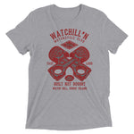 Watchill’n ‘Built Not Bought’ Unisex Short sleeve t-shirt (Red) - Watchill'n
