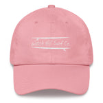 Watch Hill Surf Co. 'Parallel Boards' Hat (White) - Watch Hill RI t-shirts with vintage surfing and motorcycle designs.