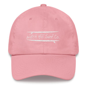 Watch Hill Surf Co. 'Parallel Boards' Hat (White) - Watch Hill RI t-shirts with vintage surfing and motorcycle designs.