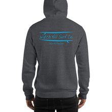 Load image into Gallery viewer, Watch Hill Surf Co. &#39;Parallel Boards&#39; Unisex Hoodie - (Blue) - Watch Hill RI t-shirts with vintage surfing and motorcycle designs.