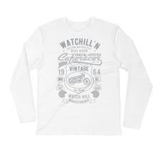 Load image into Gallery viewer, Watchill’n ‘Bike Barn’ Premium Long Sleeve Fitted Crew (Grey) - Watchill&#39;n