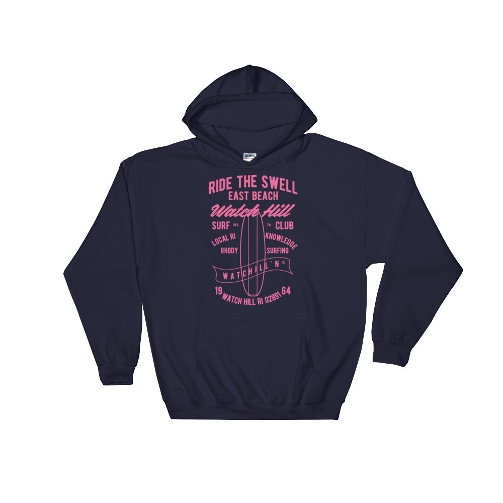 Watchill'n 'Ride the Swell' - Hoodie (Pink) - Watchill'n