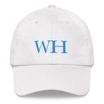 Watch Hill 'WH' Logo Hat (Cyan) - Watch Hill RI t-shirts with vintage surfing and motorcycle designs.
