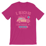 Watchill'n 'Beach Buggy' - Short-Sleeve Unisex T-Shirt (Pink/Turquoise) - Watchill'n