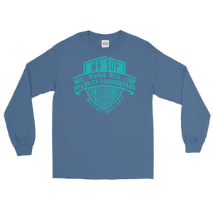 Watchill'n 'Paddle Board Club' - Long-Sleeve T-Shirt (Turquoise) - Watchill'n