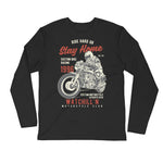 Watchill’n ‘Ride Hard’ Premium Long Sleeve Fitted Crew (Rust/Tan) - Watchill'n